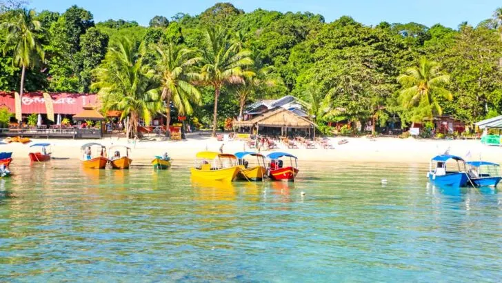 Coral Bay Beach is a small beautiful beach on Perhentian Kecil Island