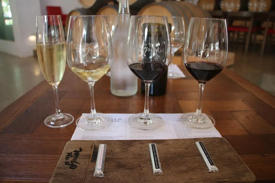 Wine and Chocolate pairing at Spier.