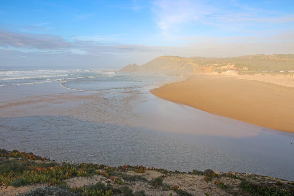 Amoreira Beach is one of the beaches on the Fisherman's Trail