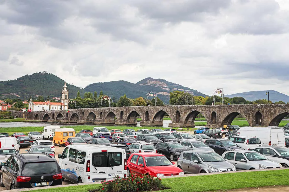 The Roman-Medieval bridge in Ponte de Lima, Portugal