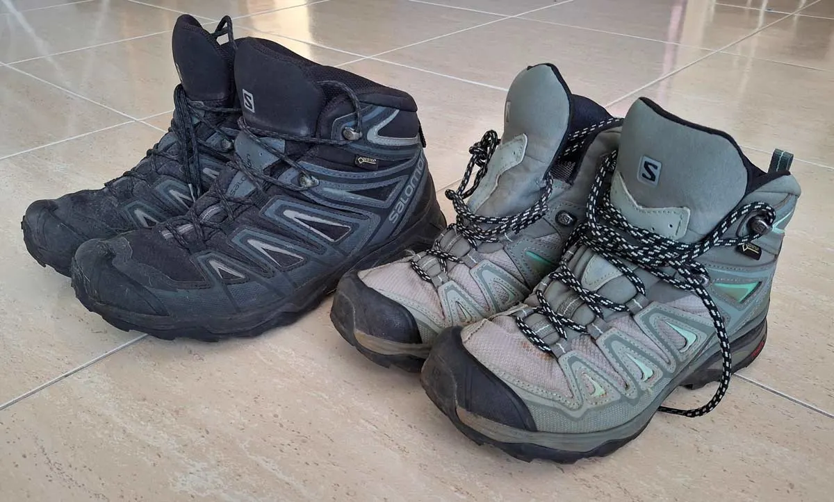 mens and ladies hiking boots