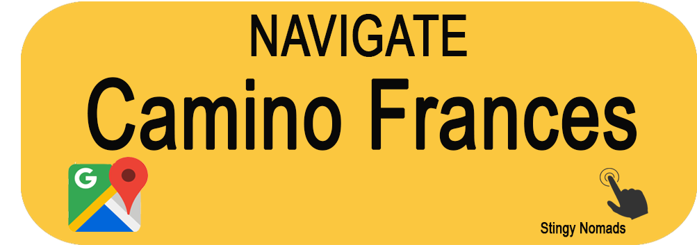 button gps navigation camino frances
