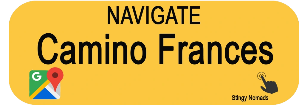 button gps navigation camino frances