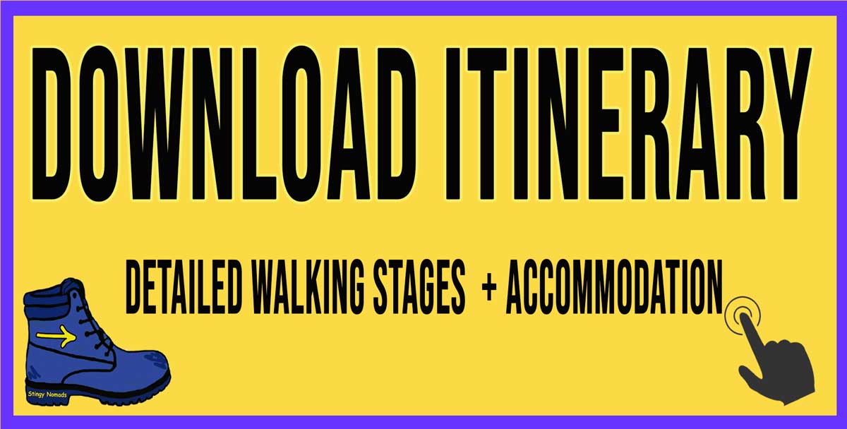download itinerary selection button