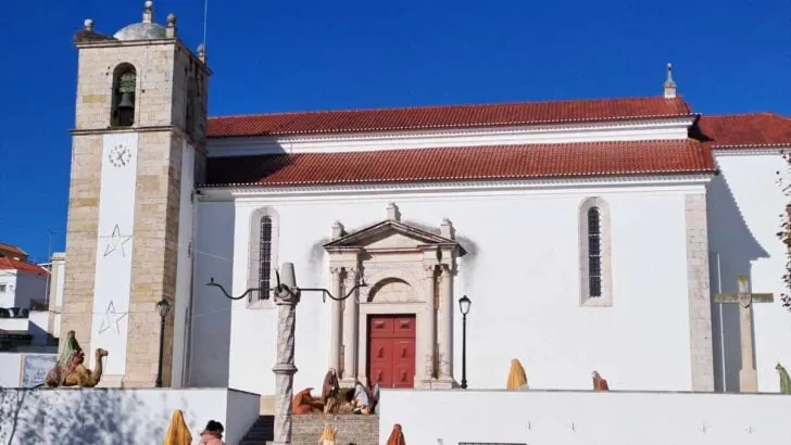 The beautiful church of Matriz da Azambuja, Portugal