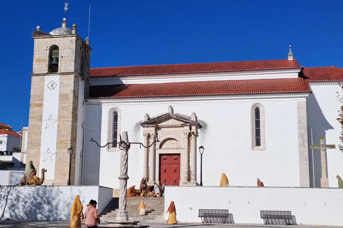 The beautiful church of Matriz da Azambuja, Portugal