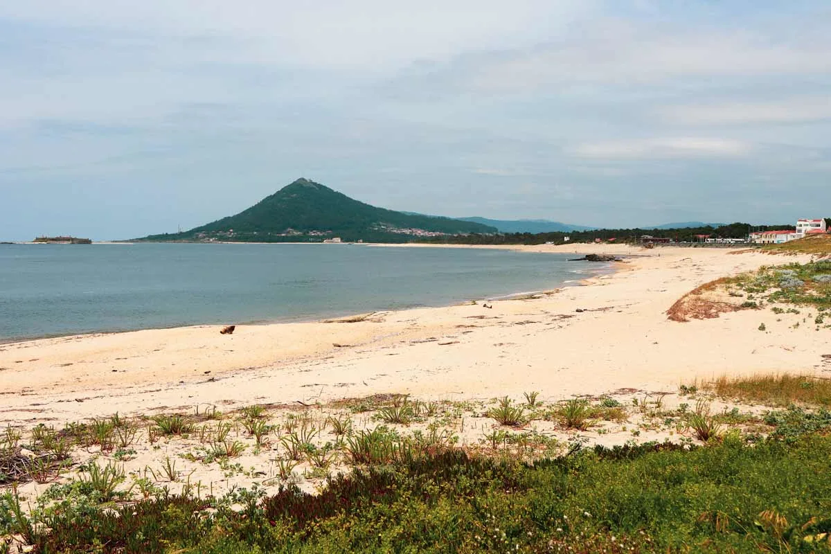 The coastal scenery in the north of Portugal