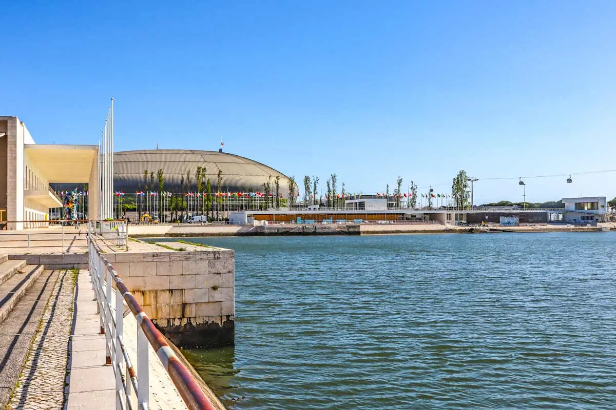 The convention center and cable car, Parque das Nações, Lisbon
