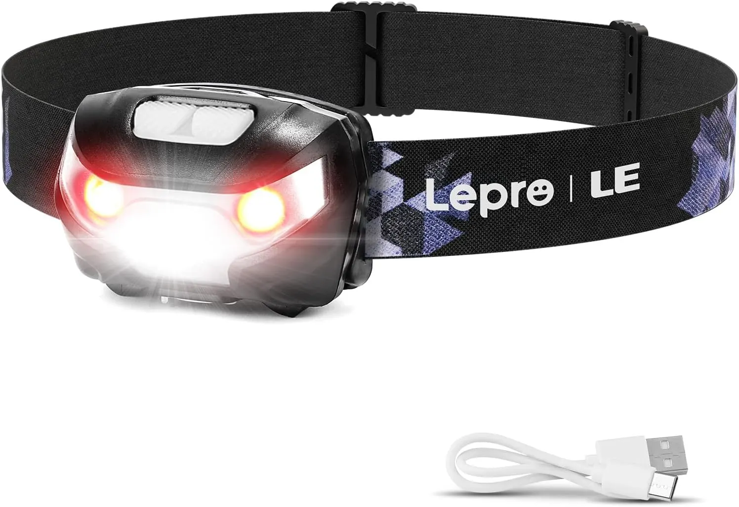 Lepro LED Headlamp Rechargeable