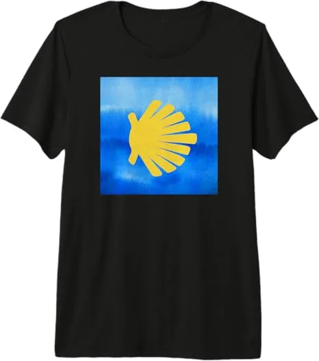 Camino de Santiago Scallop Shell sign Premium Tri-