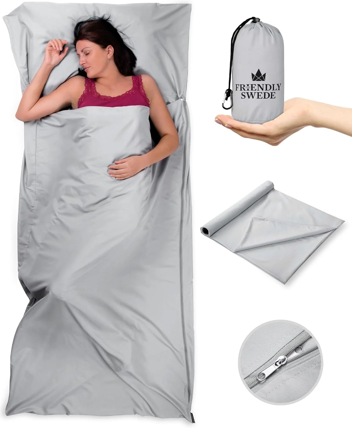 Sleeping Bag Liner &mdash; Ultralight Polyester or Col