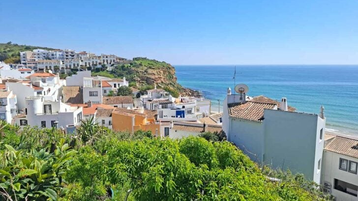 The view of Burgau from the Luz to Salema trail