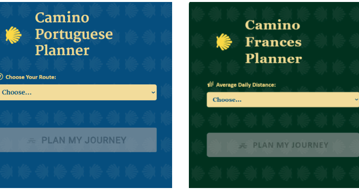 Camino de Santiago planners