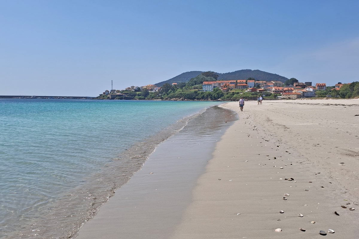white beach and turquoise ocean